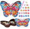 Diamond painting schmuckkästchen Bastelset, Diamond Schmuckkästchen Basteln für Mädchen, hölzernes Schmetterlings-Diamantmalerei-Bastelset für weibliche Bastelliebhaber, Geburtstagsgeschenk für 8–12