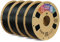 OVERTURE PLA Filament 1.75mm PLA 3D Printer Filament, 4kg Cardboard Spool (8.8lbs), Dimensional Accuracy +/- 0.02mm, Fit Most FDM Printer(Black*4)