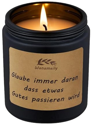 Wanameily Freesie Duftkerzen im Glas,Natürliche Sojakerze 7Oz/200g, Kerze mit Spruch Geschenke für Frauen, Männer & Paare – Ideale Geschenkidee für Geburtstage und Jahrestage.