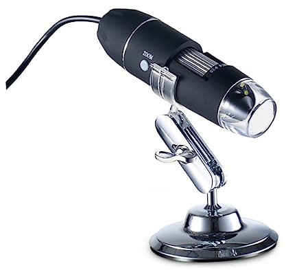 USB Digitalmikroskop 1600 Stück mit 8 LED und Metallständer