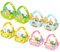 Osternester Zum Befüllen,8 Stück Osterkörbchen,Osterkorb Für Kinder,Osterkörbchen Basteln,Ostern Bastelset Osterhasen Diy Osternest Geschenkkörbchen,Osternester Für Ostereier,Osterkörbchen Mit Henkel