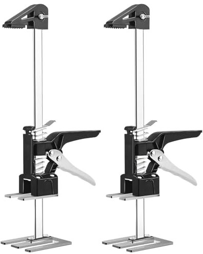 2 Stück Arbeitssparender Armheber, Bis Zu 150Kg（Statische Belastung）, Handwerkzeugheber mit Langsam und Schnell Hebefunktion, Höhenversteller für Gipskartonplatten Porzellanplatten Möbel