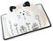MUCKLILY Beurrier de luxe en porcelaine avec chats - Multi-usage - Organisateur pour la cuisine