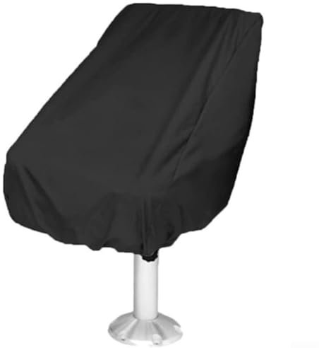 Bootssitze Schutzhülle 420D Entwickelt für Yachten, Boote und Kanus (Schwarz)