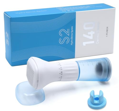 Derma Stamp S2 0-3mm Längenverstellung Geeignet für Die Hautpflege | 140 Pins Edelstahl, Flüssigkeitsspeichertank, Geeignet zur Ergänzung der Hautpflege, Kommt Nicht mit Flüssigkeit