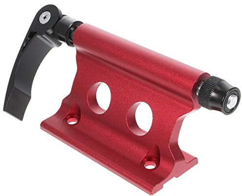 Toyvian Support De Fourche De Vélo en Alliage D'aluminium à Dégagement Rapide, Porte-Fourche Rouge, Support Polyvalent Compatible Voiture SUV pour Transport Et Rangement Vélo