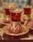 SARNEVA Lot de 6 verres à thé turcs fabriqués à la main avec soucoupes et poignées - Verrerie décorée de style vintage - Élégantes tasses à thé traditionnelles arabes, persanes et marocaines pour