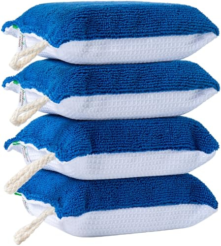 K-STH (4 Pack) Dual-Sided Demister Pad For Car, Car Sponge For Inside Cleaner, Car Demister Sponge, Car Window Demister Pad, Car Screen Demister, Car Window Sponge For Inside, Anti Fog Windscreen