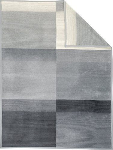 Erwin Müller Wohndecke Baumwollmischung anthrazit Größe 150x230 cm
