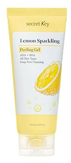 Lemon Sparkling Peeling Gel, Glycolic Acid, Gentle Exfoliator (5.07 fl oz)