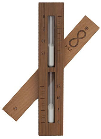 Home Sauna Experience Hse Cedar Sauna Reloj de Arena 15 Minutos Blanco