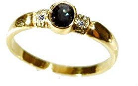 mr.goldis Saphir Diamant Ring 585 Gold Damenring Design Ring