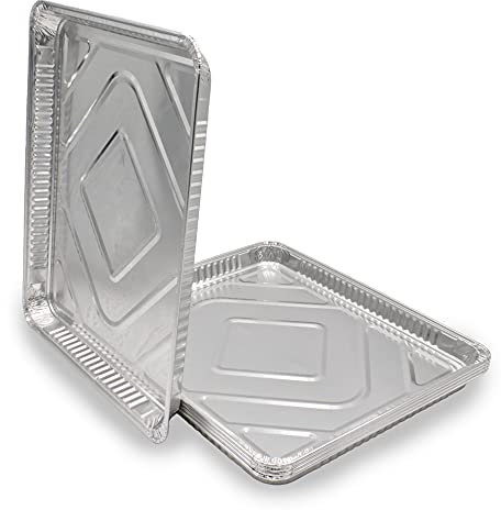 5 XXL Aluschalen | Backofenschutz, Tropfschutz, Spritzschutz, Backofeneinlagen, Grillschale, Tropfschale | langlebig, wiederverwendbar, nachhaltig