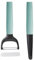 KitchenAid KQ355OHAQA Universal Sparschäler Set, Kunststoff, Aqua Sky