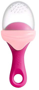 Boon B11415, Mint, Silicone Spoon with Small Holes Ideal for Toddler Self-Feeding, Suitable for Babies from 6 Plus Months