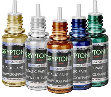 GRYPTONITE PROFESSIONAL GOLF CLUB PAINT METALLIC LIMITED EDITION 5 PACK
