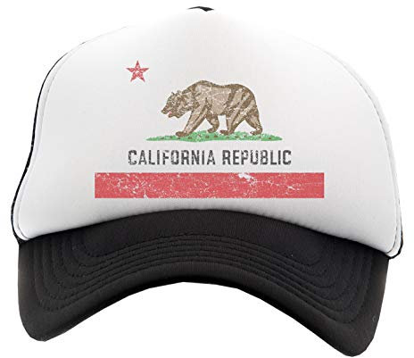 Hopestly California Republic Kappe Baseball Unisex Kinder des Jungen Mädchens Einstellbar Cap Unisex Boy's Girl's
