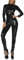 iiniim Damen Wetlook Jumpsuit Leder-Optik Catsuit Overall Ganzkörperanzug Einteiler Ouvert-Body Leggings GOGO Party Clubwear Schwarz 5XL