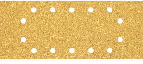 Bosch 10x EXPERT C470 Sandpaper (for Paint on wood, Hardwood, Ø 115x280 mm, Grit 40, Professional Accessory Orbital Sander)