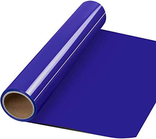 HTVRONT Royal Blue Heat Transfer Vinyl 12 x15ft(30.5x457CM) HTV Vinyls for T-Shirts, Blue Iron on Vinyl for Cricut & Silhouette Cameo