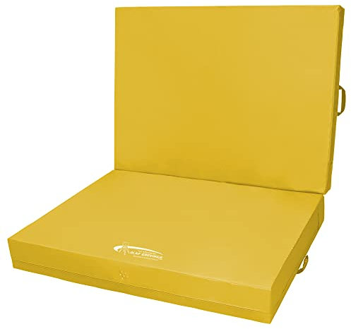 Grevinga® Klappbare Weichbodenmatte | GELB | 300 x 200 x 25 cm