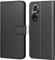 Tenphone Coque pour Honor 50 5G, Coque pour Huawei Nova 9, Etui Protection Housse Premium en Cuir PU,Pochette Fermeture Magnétique,Flip Case Compatible avec Honor 50 / Nova 9 (Book Noir)