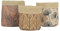 Ligne Déco - Cache-Pot Panier de Rangement - Lot de 3 - Décoratif - Élégant - Tendance Déco - Durable - Entretien Facile - Plante Artificielle Intérieur - Tissu et Jute - 22cm