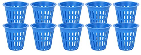 Fdit 10 Stück Anbau- und Pflanzkörbe, Wasserpflanzen Pflanzkorb Aquarium Wasserpflanze Gras Kultivieren Pflanzkörbe aus Kunststoff für Balkongarten(2#)