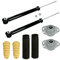 KDS Premium Stoßdämpfer Set Domlager Puffer hinten passend für kompatibel mit Audi A1 VW Polo Fox Seat Cordoba Ibiza Skoda Fabia Roomster Scala