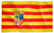 Runesol Bandera de Aragón, 91x152cm, 3ft x 5ft, Bandera Aragonesa, 4 Ojales, Ojal en las Esquinas, La Cruz de San Jorge, España, Banderas Premium, Exterior, Colores Vívidos, Día de la Constitución