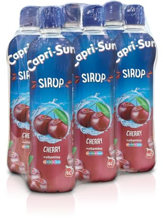 H-O Capri-Sun Sirup + Vitamine Kirsche 6x600ml, Anzahl Der Teile: 1