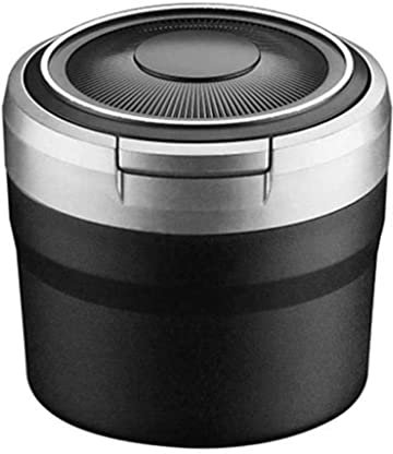 Auto Aschenbecher für V-W ID.3 /ID.4 /ID.5 /ID. Buzz/Passat/Polo, Rauchfreier Aschenbecher, Tragbarer Aschenbecher mit Deckel Aschenbecher,B