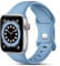 CeMiKa Compatible with Apple Watch Strap 41mm 40mm 38mm 42mm, Silicone Sport Band Replacement Straps Compatible with Apple Watch Series 10 9 8 7 6 5 4 3 2 1 SE/iwatch Strap, Women Men, Ocean Blue