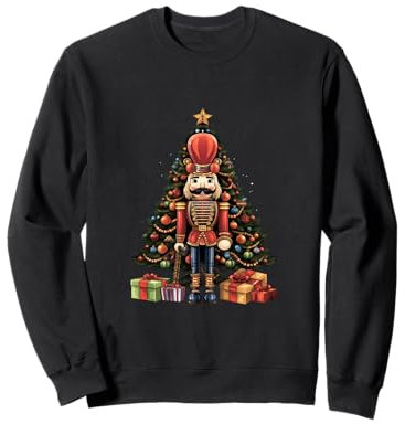 Nutcracker Ballet Christmas Tree X-Mas Pyjamas Party Sweatshirt
