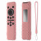 Custodia in silicone per telecomando Samsung BN59-01432A 2023 TM 2360E Samsung Smart TV Remote Samsung pannello solare custodia con cordino (rosa)