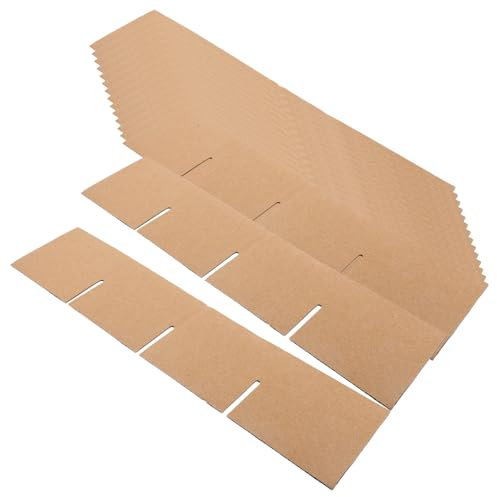 BUGUUYO Karton-glasteiler Für Umzugskartons Trennwand Für Kartons Schutz Für Glas Geschirr Und Teller Bei Transport Aus Pappe Gefertigt Einfach Zu Verwenden Für Sicheren Transport Geeignet