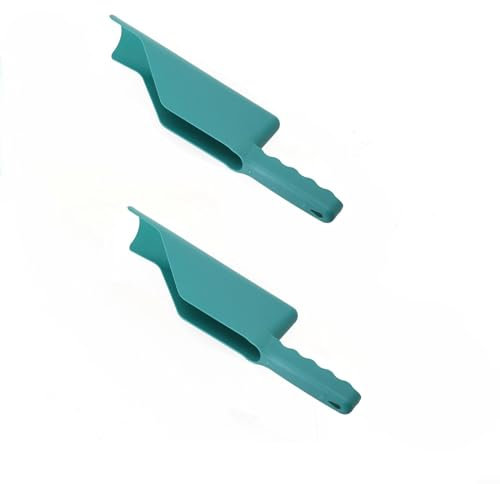 HEIBTENY Lot de 2 pelles de gouttière - Outil de nettoyage flexible - S'adapte à la saleté et aux débris - Peut être utilisé de manière polyvalente pour le jardin, la maison de ville