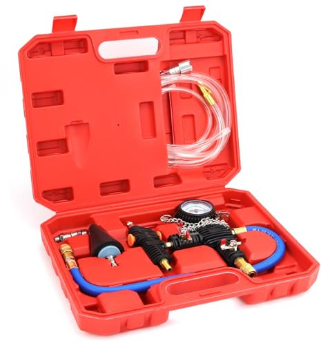 QWORK® Tester di Spurgo del Sistema di Raffreddamento, Ricarica del Liquido di Raffreddamento Attrezzo