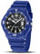 HANPOSH Herren Uhr Uhren Herren Männer Analog Quarzuhr 30M wasserdichte Armbanduhren mit Datum Casual Designer Uhr für Männer Silikon Armband