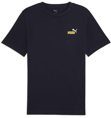 PUMA Unisex ESS 2 Color Small No. 1 Logo Tee T-Shirts, New Navy, XXL