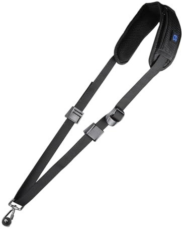 PULUZ Bandoulière universelle pour appareil photo reflex numérique DSLR SLR à dégagement rapide, antidérapante, sangle d'épaule unique avec crochet en métal à vis de 6,35 mm pour Canon/Nikon/Sony et