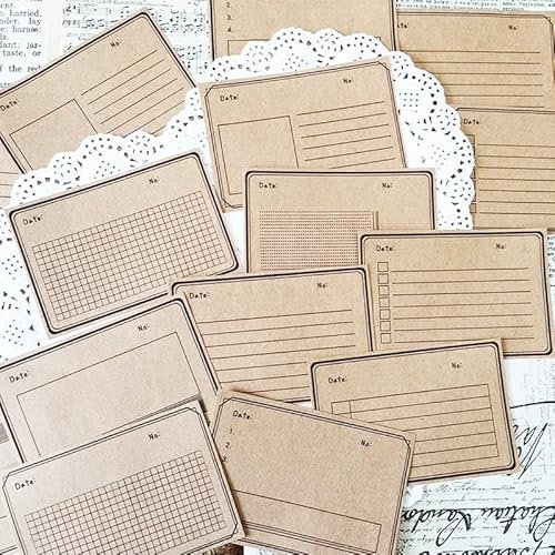 Aruieys Vintage Style Dekoratives Papier Journaling Supplies für Scrapbooking, Grußkarten & DIY-Projekte (T19-16 Stück, 9.2X12CM)
