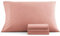 Casa Platino Pillow Cases 4 Pack - 50x75 cm Standard Size - Pre-Washed Brushed Microfiber with Envelope Closure – Soft and Wrinkle-Free - Rose Dawn