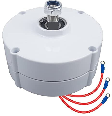 Aerogeneradores, Alternadores trifásicos sin engranajes del generador del imán permanente de la CA 12V o 24V de baja velocidad 100W for el motor diesel de la turbina del agua del viento,Turbina Eólic
