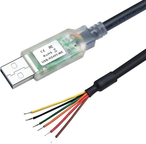 Jhoinrch Cavo USB-RS485-WE-1800-BT, convertitore adattatore cavo seriale da USB a RS485 con chip FTDI (1,5 m)