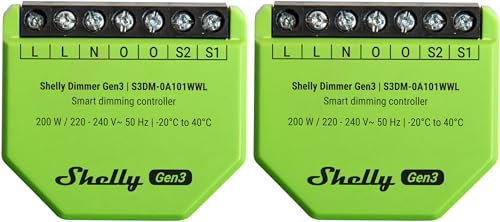 SHELLY Unterputz-Dimmer Gen3, 2 Stück