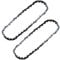 2PC Replacement 199075-5 10 Saw Chain replacement 10 saw chain for Makita XCU06T XCU06Z XCU06SM1 EY402MP Brushless Cordless chainsaw 3/8, .043