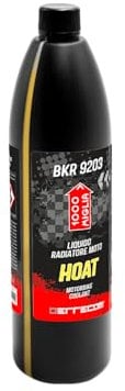 Errecom 1000 Miglia BKR 9203 Liquido Radiatore Moto HOAT -38°C/+125°C, Antigelo Pronto all’Uso HYBRID OAT, 1 litro – GIALLO