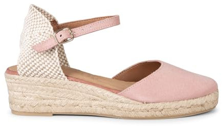 miMaO Cuñas Bajas de Esparto Rosa EU 37