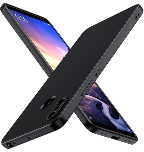 ivoler Negro Mate Funda para Xiaomi Mi MAX 3 con Protección de Cámara, Carcasa Protectora Antigolpes, Ultrafina Suave TPU Silicona Caso Delgada Anti-Choques Case